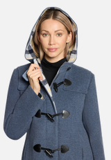 Dufflecoat mit Kapuze / Detailbild