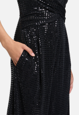Jumpsuit im Glitzer-Look / Detailbild