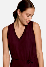 Midikleid  elegant mit Schlitz / Detailbild