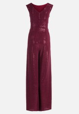 Jumpsuit im Glitzer-Look / Rückseite