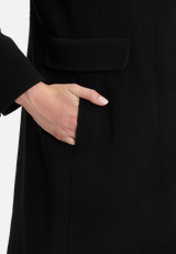 Wollmantel mit Stehkragen / Detailbild