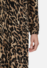Plisseekleid langarm / Detailbild