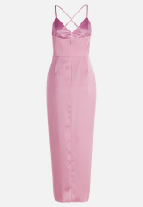 Abendkleid mit Raffung / Rückseite
