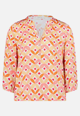 Casual-Bluse mit Muster / Vorderseite