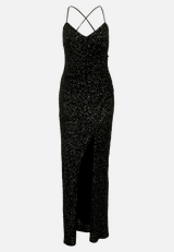 Abendkleid figurbetont / Vorderseite