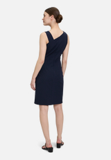 Cocktailkleid ohne Arm / Modellfoto Rückseite