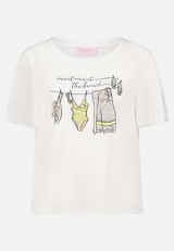 Basic Shirt mit Aufdruck / Vorderseite