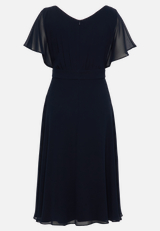 Cocktailkleid kurzarm / Rückseite