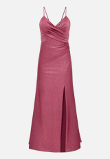 Abendkleid im Glitzer-Look / Vorderseite