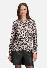 Casual-Shirt mit Tunnelzug / Modellfoto Vorderseite
