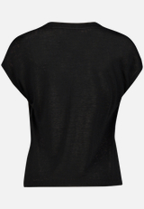 Basic-T-Shirt  mit V-Ausschnitt / Rückseite