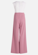 Jumpsuit mit weitem Bein / Rückseite