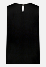 Blusenshirt mit Webbesatz / Rückseite