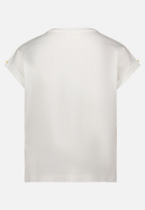 Printshirt mit Ärmelaufschlag / Rückseite