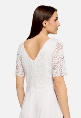 Abendkleid mit Spitze / Detailbild