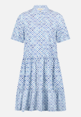 Blusenkleid mit Muster / Vorderseite