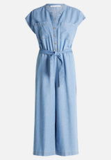 Jumpsuit mit aufgesetzten Taschen / Vorderseite