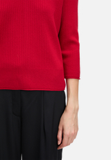 Feinstrickpullover mit V-Ausschnitt / Detailbild