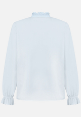 Bluse mit Rüschen / Rückseite