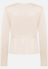 Blazer-Jacke  in Lederoptik  / Rückseite