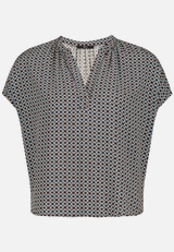 Blusenshirt  mit grafischem Muster  / Vorderseite