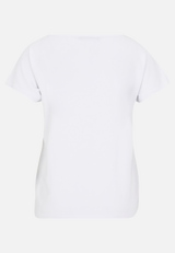 Basic Shirt mit U-Boot-Ausschnitt / Rückseite