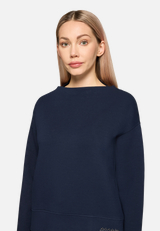 Sweatshirt mit Stehkragen / Detailbild