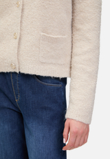 Strick-Cardigan mit Knopfleiste / Detailbild