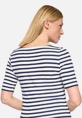 Ringelshirt mit Placement / Detailbild