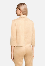 Blazer-Jacke mit Reißverschluss / Modellfoto Rückseite