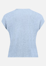 Kurzarm-Shirt mit Raffung / Rückseite