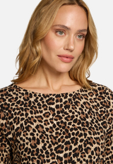 Leobluse mit Rundhalsausschnitt / Detailbild