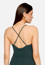 Abendkleid mit Volant / Detailbild