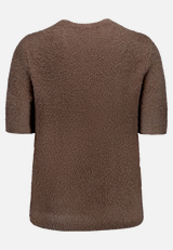 Strickpullover kurzarm / Rückseite