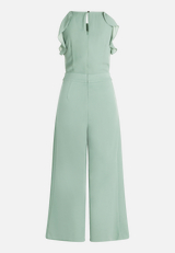 Jumpsuit mit Volant / Rückseite