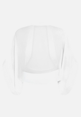 Chiffonstola mit 3/4 Arm / Rückseite
