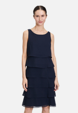 Cocktailkleid mit Volant / Modellfoto Vorderseite