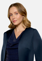 Bolero-Jacke mit Kellerfalten / Detailbild