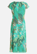 Chiffonkleid figurbetont / Rückseite