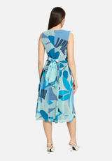 Midikleid ohne Arm / Modellfoto Rückseite