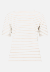 Ringelshirt mit U-Boot-Ausschnitt / Rückseite
