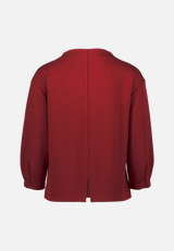 Sweatshirt mit Dreiviertelärmeln / Rückseite