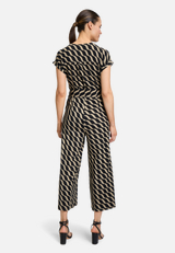 Jumpsuit mit Eingrifftaschen / Modellfoto Rückseite