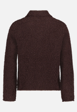 Cardigan mit Kragen / Rückseite