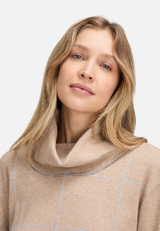 Strickpullover mit Lurexfaden / Detailbild