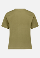Baumwollshirt mit Rundhalsausschnitt / Rückseite