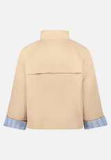 Casual-Jacke mit aufgesetzten Taschen / Rückseite