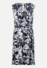 Sommerkleid mit Rundhalsausschnitt / Rückseite