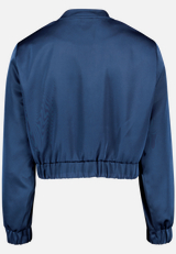 Satin-Jacke  mit Reißverschluss  / Rückseite