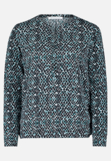 Casual-Shirt mit verdeckter Verschlussleiste / Vorderseite